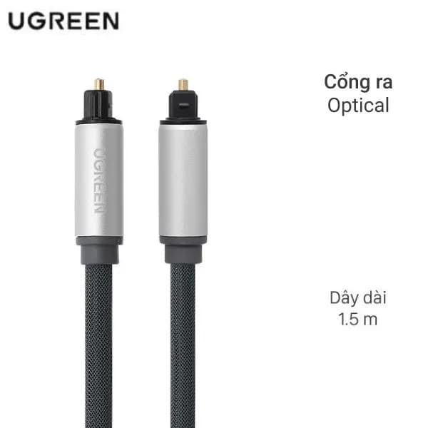 Cáp âm thanh quang Optical 1.5m Ugreen AV108 10542 - Ảnh 32