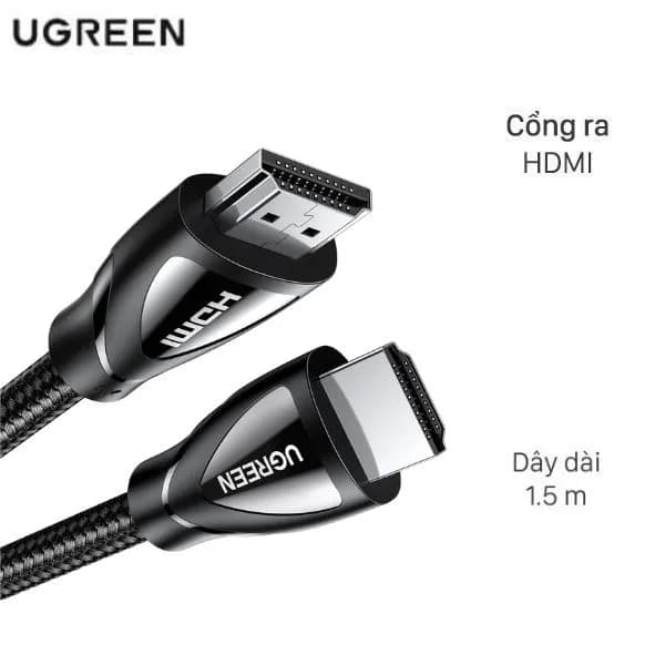 Cáp HDMI 8K 1.5m Ugreen HD140 80402 - Giá rẻ nhất hôm nay - Ảnh 1