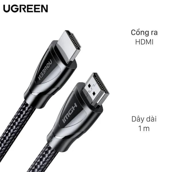 Cáp HDMI 8K 1m Ugreen HD140 80401 - Giá rẻ nhất hôm nay - Ảnh 1