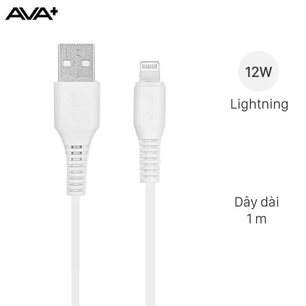 Cáp sạc USB-A - Lightning 12W 1m  AVA+ JXL-08 - Ảnh 16