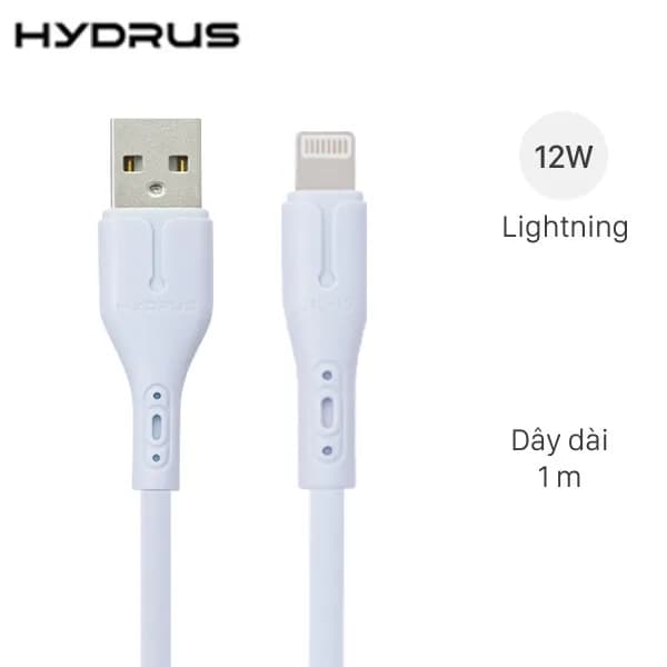Cáp sạc USB-A - Lightning 12W 1m Hydrus JXL-15 - Giá rẻ nhất hôm nay - Ảnh 1