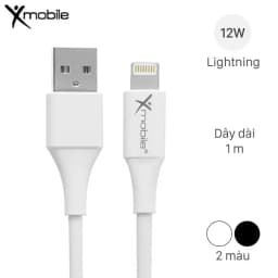 Cáp sạc và truyền dữ liệu USB-A - Lightning 12W 1m Xmobile AL31-1000 - Giá rẻ nhất hôm nay - Ảnh 1