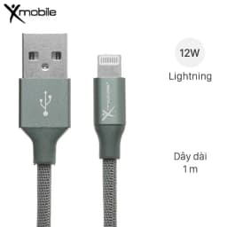 Cáp sạc và truyền dữ liệu USB-A - Lightning 12W 1m Xmobile LTL-01X - Giá rẻ nhất hôm nay - Ảnh 1