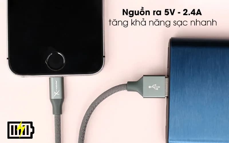 Cáp sạc và truyền dữ liệu USB-A - Lightning 12W 1m Xmobile LTL-01X - Giá rẻ nhất hôm nay - Ảnh 5