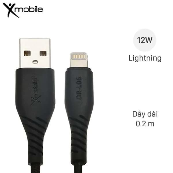 Cáp sạc và truyền dữ liệu USB-A - Lightning 12W 0.2m Xmobile DR-L06 - Ảnh 42