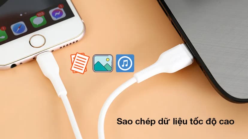 Cáp sạc và truyền dữ liệu USB-A - Lightning 10W 2m AVA+ Kalf - Giá rẻ nhất hôm nay - Ảnh 3