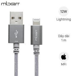 Cáp Lightning MFI 1m Mbest DS949-WB - Giá rẻ nhất hôm nay - Ảnh 1