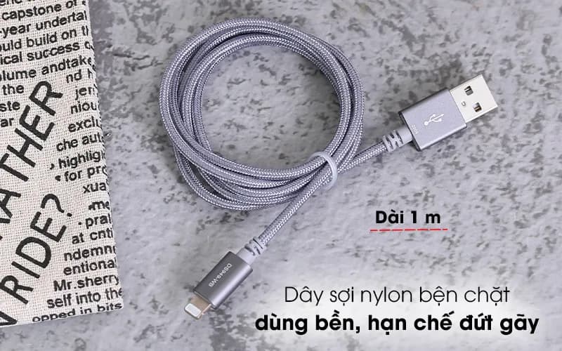 Cáp Lightning MFI 1m Mbest DS949-WB - Giá rẻ nhất hôm nay - Ảnh 3