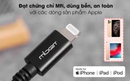 Cáp sạc và truyền dữ liệu USB-A - Lightning 12W 1m Mbest DS950-WB - Giá rẻ nhất hôm nay - Ảnh 3
