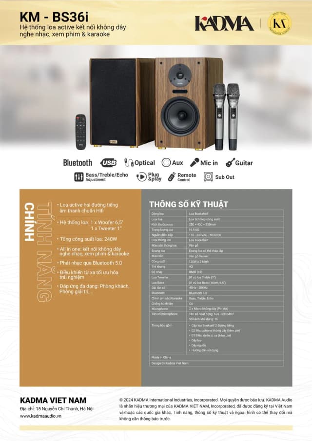 So sánh giá Cặp loa Bluetooth KADMA KM-BS36i rẻ nhất? - Ảnh 7