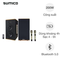 So sánh giá Cặp loa karaoke Sumico All-in-one HSP54 200W - Tìm sản phẩm giá rẻ nhất - Ảnh 1