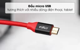 Cáp sạc và truyền dữ liệu USB-A - Micro USB 10.5W 1m eValu LTM-01 - Giá rẻ nhất hôm nay - Ảnh 5