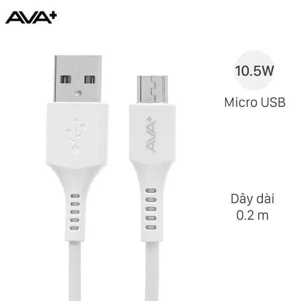 Cáp Micro USB 0.2m AVA+ HKU601 - Ảnh 17