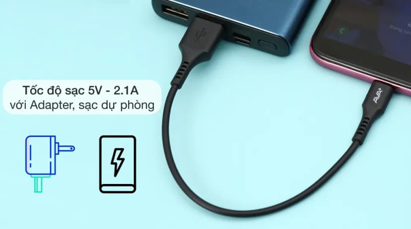 Cáp Micro USB 0.2m AVA+ HKU601 - Giá rẻ nhất hôm nay - Ảnh 4