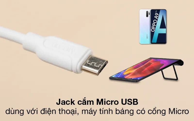 Cáp sạc và truyền dữ liệu USB-A - Micro USB 12W 0.2m AVA+ MU200 - Giá rẻ nhất hôm nay - Ảnh 5