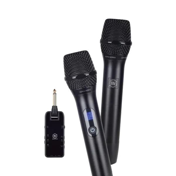 Cặp micro không dây Alpha Works D2 - Giá rẻ nhất hôm nay - Ảnh 1