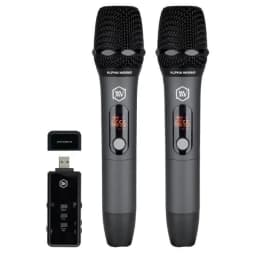 Cặp micro không dây Alpha Works AW-A6 - Giá rẻ nhất hôm nay - Ảnh 1