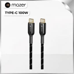 Cáp sạc nhanh và truyền dữ liệu Type-C - Type-C 100W 0.5m Mazer M-PL3PRO-C2C50-BK - Giá rẻ nhất hôm nay - Ảnh 1