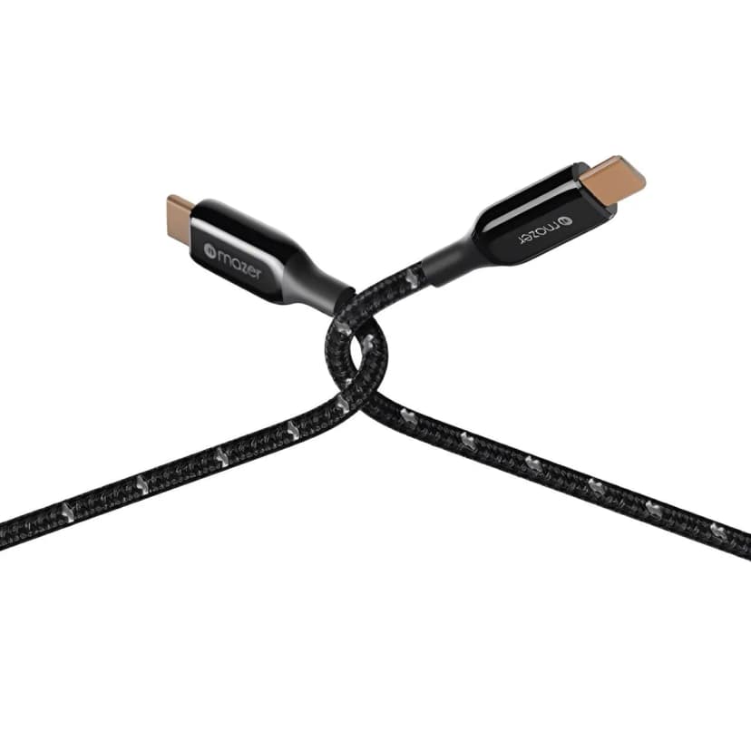 Cáp sạc nhanh và truyền dữ liệu Type-C - Type-C 100W 0.5m Mazer M-PL3PRO-C2C50-BK - Giá rẻ nhất hôm nay - Ảnh 4