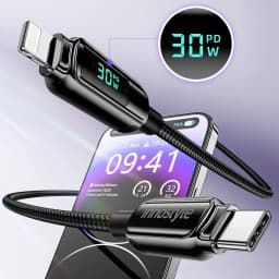 Cáp sạc nhanh và truyền dữ liệu Type-C - Lightning 30W 1.2m Innostyle DP-CL301BLK - Giá rẻ nhất hôm nay - Ảnh 2