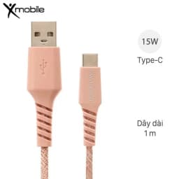 Cáp sạc và truyền dữ liệu USB-A -  Type-C 15W 1m Xmobile DS09CP-WB - Giá rẻ nhất hôm nay - Ảnh 1