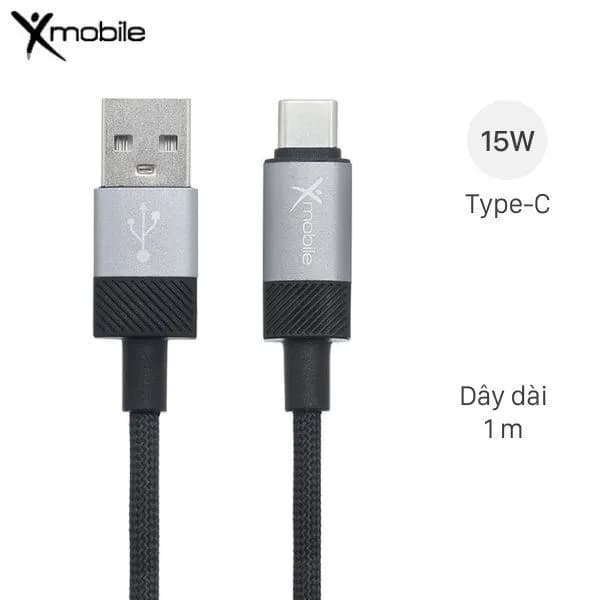 Cáp sạc USB-A - Type-C 15W 1m Xmobile L2505 - Giá rẻ nhất hôm nay - Ảnh 1