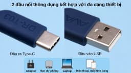 Cáp sạc và truyền dữ liệu USB-A - Type-C 15W 0.2m AVA+ DR-T03 - Giá rẻ nhất hôm nay - Ảnh 5