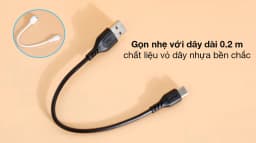 Cáp sạc và truyền dữ liệu USB-A - Type-C 15W 0.2m AVA+ DS06C - Giá rẻ nhất hôm nay - Ảnh 2