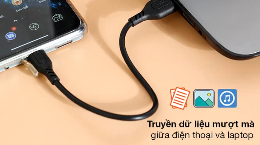 Cáp sạc và truyền dữ liệu USB-A - Type-C 15W 0.2m AVA+ DS06C - Giá rẻ nhất hôm nay - Ảnh 4