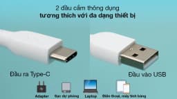 Cáp sạc và truyền dữ liệu USB-A - Type-C 15W 2m AVA+ DS08C - Giá rẻ nhất hôm nay - Ảnh 5