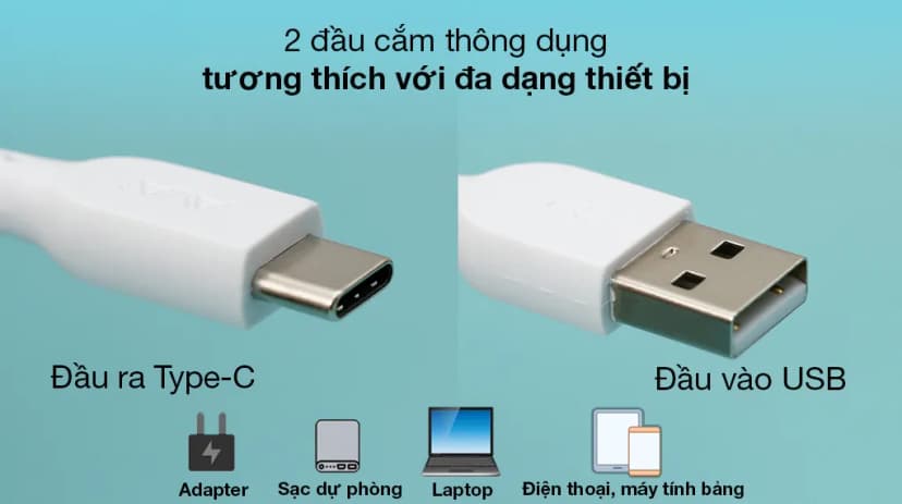 Cáp sạc và truyền dữ liệu USB-A - Type-C 15W 2m AVA+ DS08C - Giá rẻ nhất hôm nay - Ảnh 5