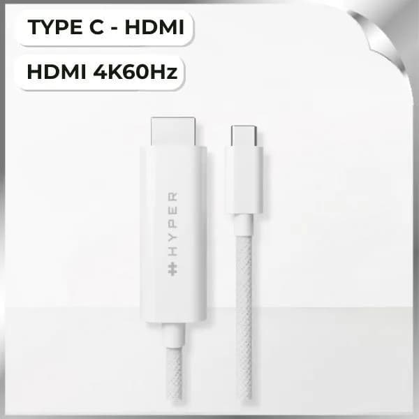 Cáp Type C - HDMI 4K 2.44m Hyperdrive HD6007WHGL - Ảnh 10