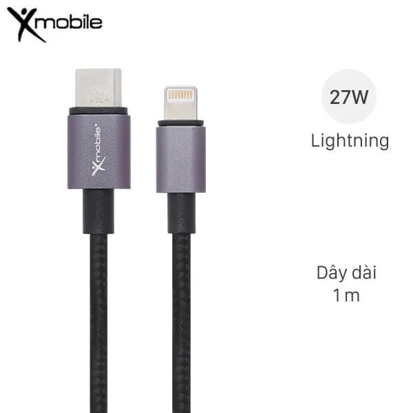 Cáp sạc nhanh và truyền dữ liệu Type-C - Lightning 27W 1m Xmobile LCL-04 - Giá rẻ nhất hôm nay - Ảnh 1
