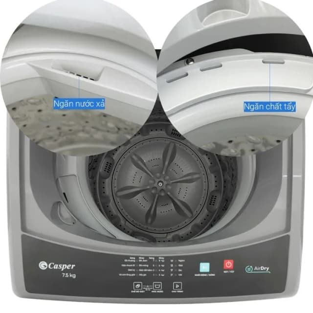 So sánh giá Máy giặt Casper 7.5 kg WT-75NG1 rẻ nhất? - Ảnh 9
