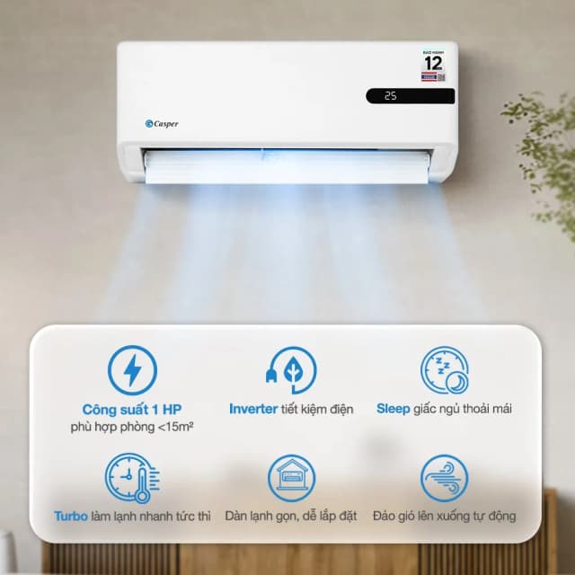 So sánh giá Máy lạnh Casper Inverter 1 HP GC-09IB36 rẻ nhất? - Ảnh 6