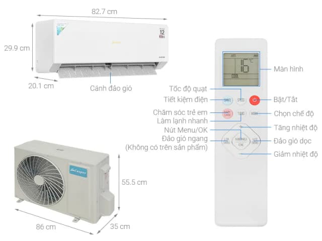 So sánh giá Máy lạnh Casper Inverter 1 HP XC-09IU38 rẻ nhất? - Ảnh 5