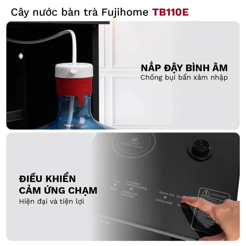 Cây nước nóng lạnh FUJIHOME TB243AN 1430W - Giá rẻ nhất hôm nay - Ảnh 2