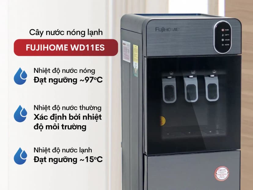Cây nước nóng lạnh FUJIHOME TB243AN 1430W - Giá rẻ nhất hôm nay - Ảnh 16