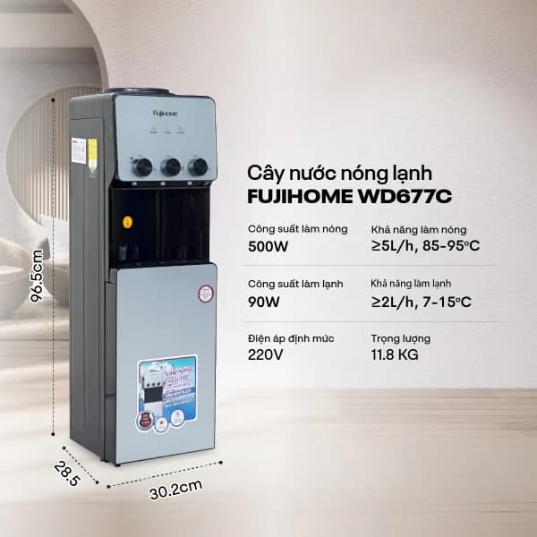 Cây nước nóng lạnh FUJIHOME TB243AN 1430W - Giá rẻ nhất hôm nay - Ảnh 28