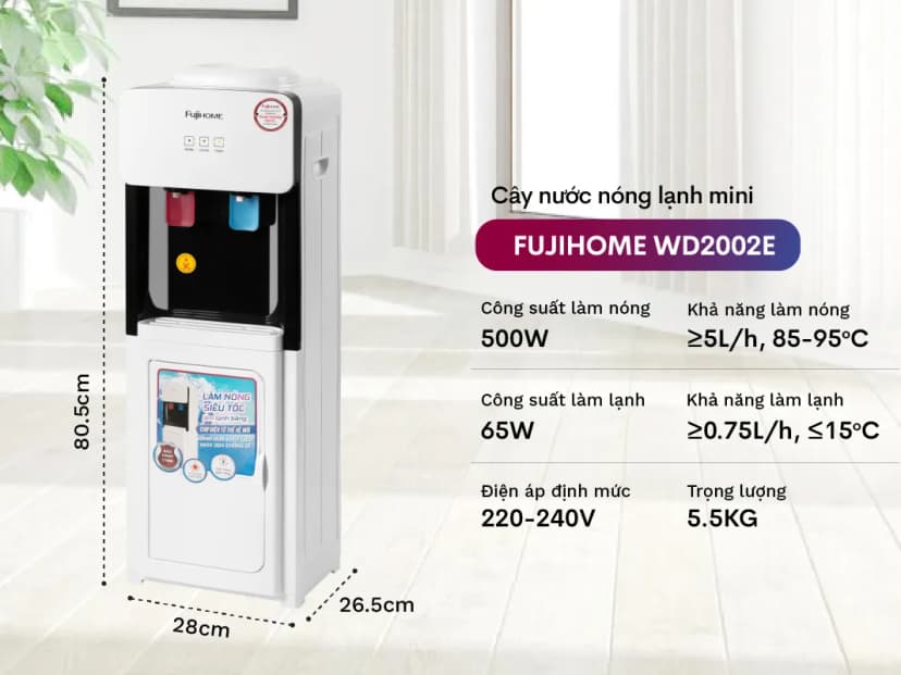 Cây nước nóng lạnh FUJIHOME TB243AN 1430W - Giá rẻ nhất hôm nay - Ảnh 35