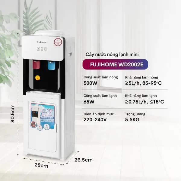 Cây nước nóng lạnh FUJIHOME TB243AN 1430W - Giá rẻ nhất hôm nay - Ảnh 36