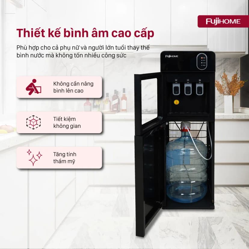 Cây nước nóng lạnh FUJIHOME TB243AN 1430W - Giá rẻ nhất hôm nay - Ảnh 6