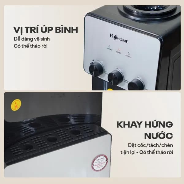 Cây nước nóng lạnh FUJIHOME TB243AN 1430W - Giá rẻ nhất hôm nay - Ảnh 55