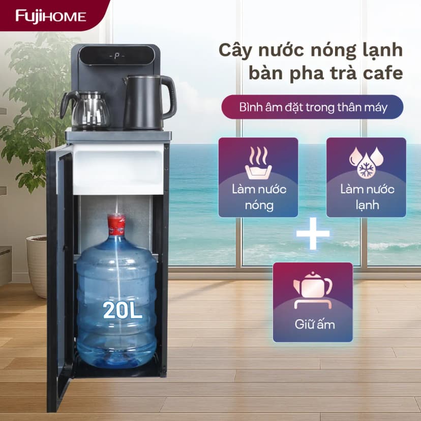 Cây nước nóng lạnh FUJIHOME TB392 1440W - Giá rẻ nhất hôm nay - Ảnh 2