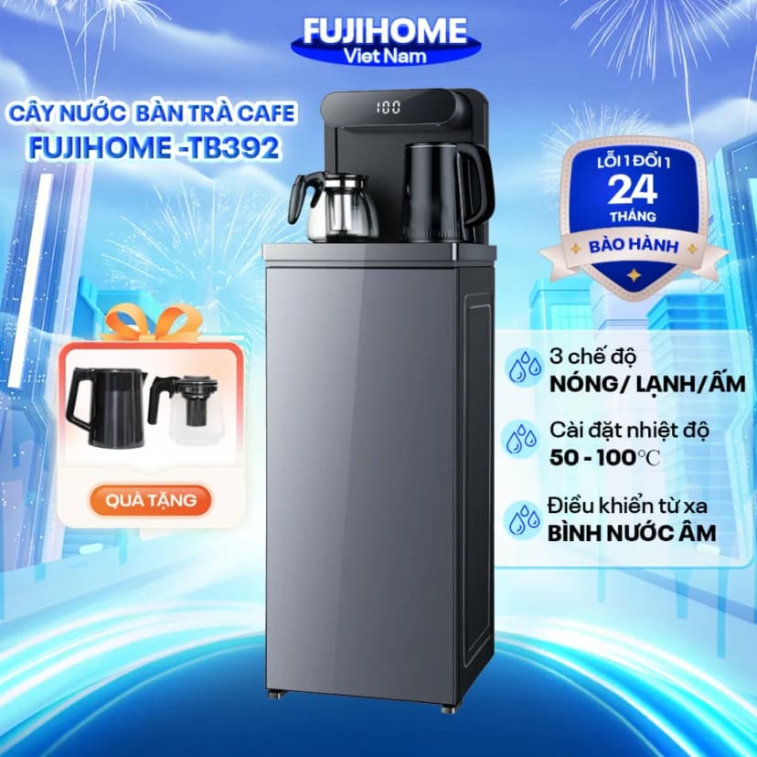 Cây nước nóng lạnh FUJIHOME TB392 1440W - Giá rẻ nhất hôm nay - Ảnh 3