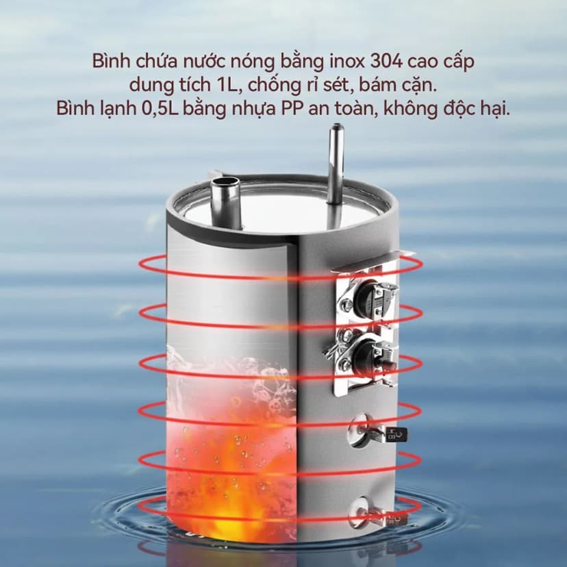 So sánh giá Cây nước nóng lạnh FUJIHOME WD07E 565W - Tìm sản phẩm giá rẻ nhất - Ảnh 3