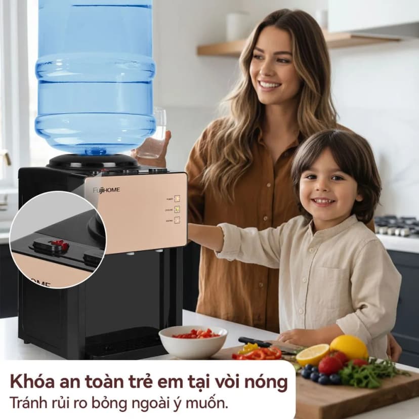 So sánh giá Cây nước nóng lạnh FUJIHOME WD07E 565W - Tìm sản phẩm giá rẻ nhất - Ảnh 5