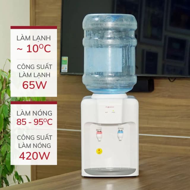 So sánh giá Cây nước nóng lạnh FUJIHOME WD5510E 485W rẻ nhất? - Ảnh 2