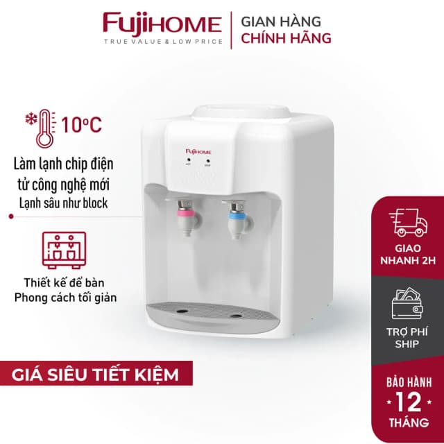 So sánh giá Cây nước nóng lạnh FUJIHOME WD5510E 485W rẻ nhất? - Ảnh 11