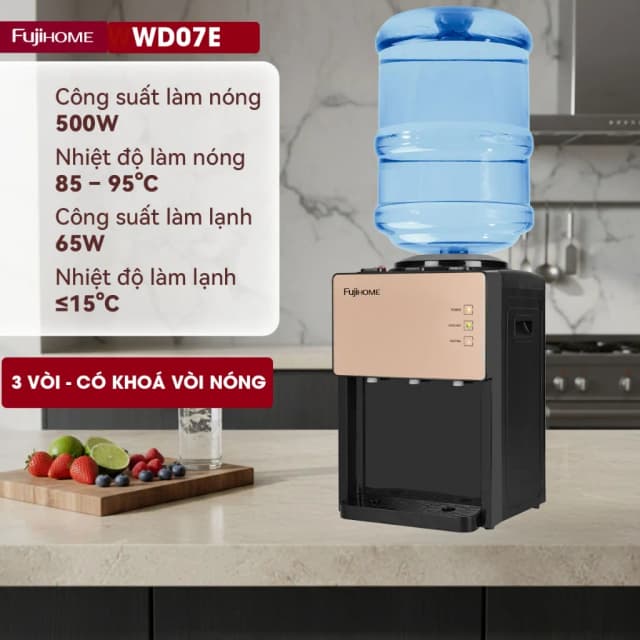 So sánh giá Cây nước nóng lạnh FUJIHOME WD5510E 485W rẻ nhất? - Ảnh 13